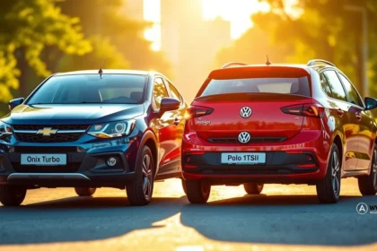Comparativo decisivo entre Onix 1.0 Turbo (2020–2023, R$55.000–R$95.000) e Polo 1.0 TSI (2019–2022, R$48.000–R$90.000). Avaliação prática por consumo,