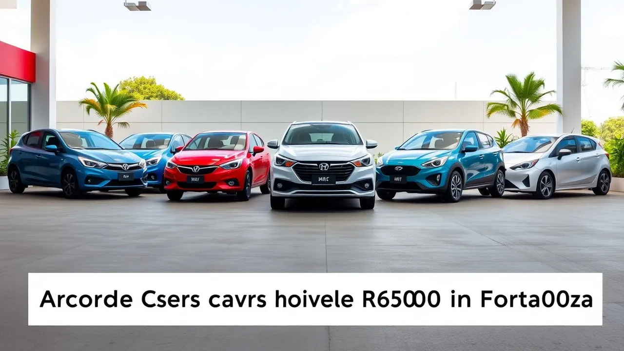 Guia prático para escolher um primeiro carro seminovo em Fortaleza em 2026, com 6 modelos reais até R$50.000, comparação de custo total, manutençã.
